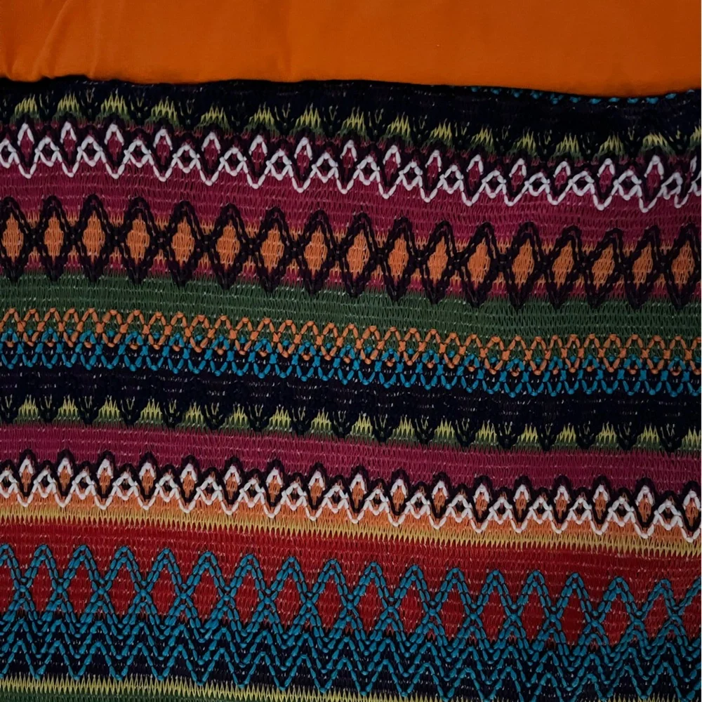 Colorful Strapless Two-Piece Set - Picture 4 of 4